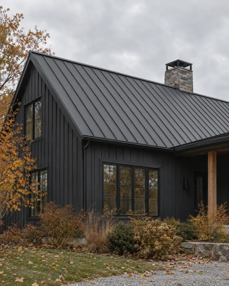 Standing-seam metal roof